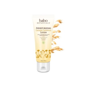 Babo Botanicals Moisturizing Lotion - Face & Body Plant-Based Lotion for Babies, Kids & Adults with Sensitive or Dry Skin - with Colloidal Oatmeal, Organic Calendula & Shea Butter - 8 fl. oz.